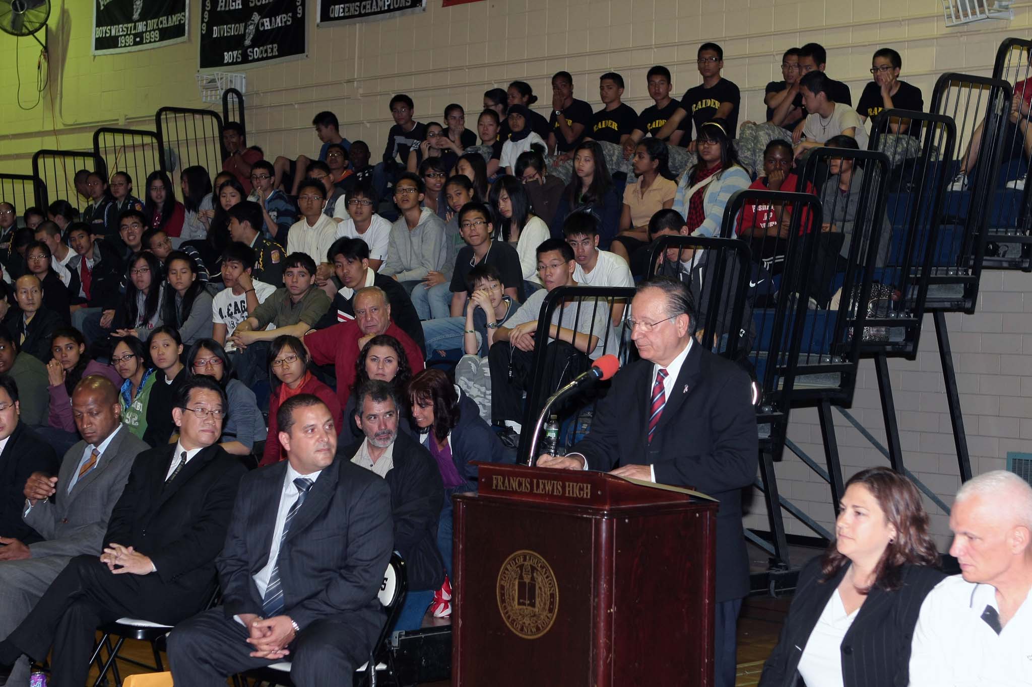 Padavan Honors Francis Lewis High School Drill Team NYSenate.gov